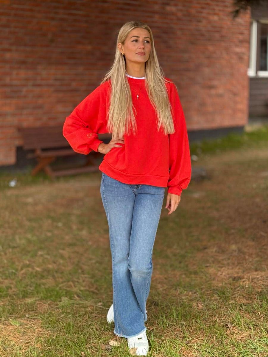 Jeans med belte