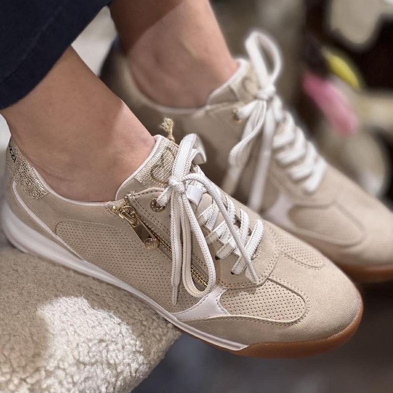Beige Sneakers