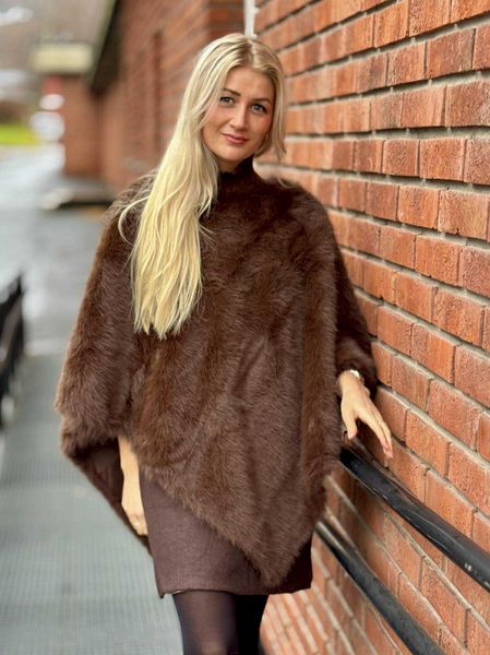 Hovedbilde Poncho - Brun 