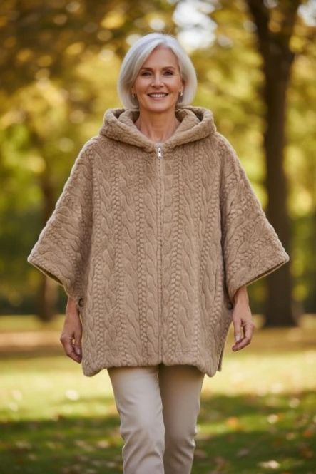 Hovedbilde Camel Ponchojakke