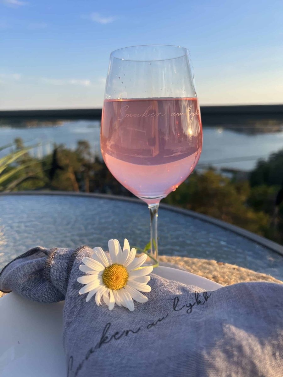 Smaken av lykke - Vinglass